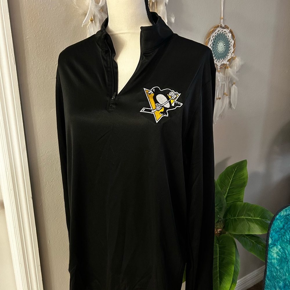 Augusta Sportswear Black Pittsburgh Penguins Hockey UNISEX